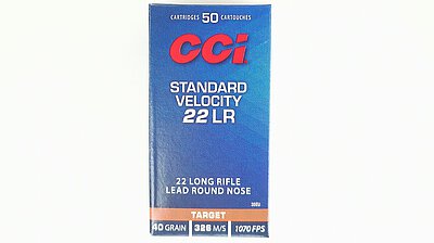 CCI Standard Velocity .22lr. 40grs. LRN