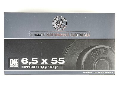 RWS Doppelkern 6,5x55 140grs. DK