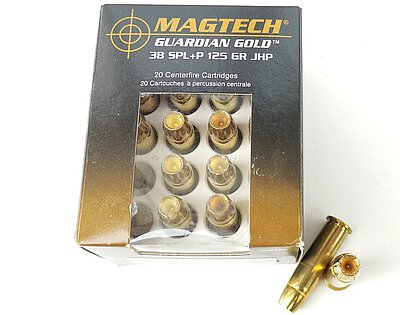 Magtech Guardian Gold .38 Spec.+P 125grs. JHP