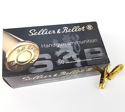 Sellier & Bellot .38Special. 158grs. FMJ