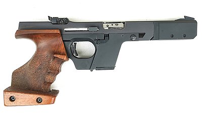 Walther, GSP Sportpistole mit Zweistufenkorn, Kal. .22lr.