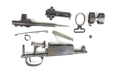Ersatzteilset Gewehr 98 WK1 (Magazinkasten, Schlagbolzeneinheit, Oberring, Unterring, etc.)
