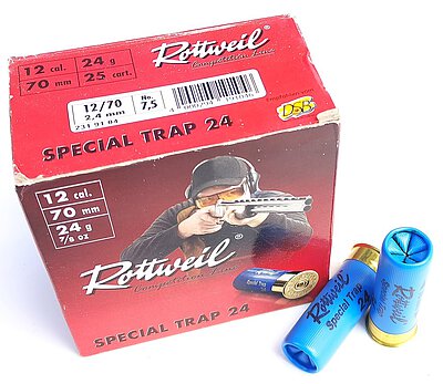 Rottweil Special Trap 24, Kal. 12/70 (2,4mm) 24g