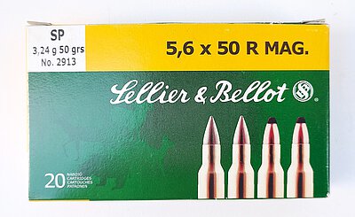 Sellier & Bellot 5,6x50R Mag. 50grs. SP