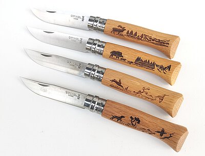 Opinel Taschenmesser No. 08 verschiedene Motive