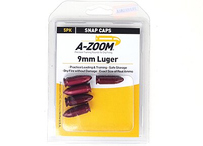 5 Pufferpatronen Kal. 9mm Luger A-Zoom