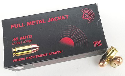 Geco .45ACP 230grs. FMJ
