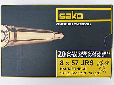 Sako Hammerhead 8x57JRS 200grs. SP