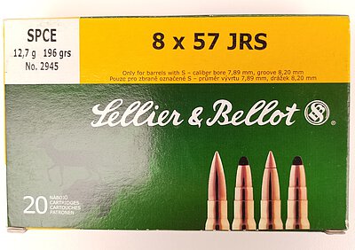 Sellier & Bellot 8x57JRS 196grs. SPCE