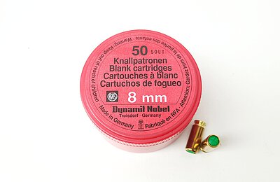 RWS 8mm P.A. Knallpatronen