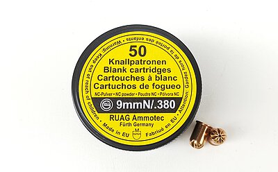 Geco 9mm R Knallpatronen