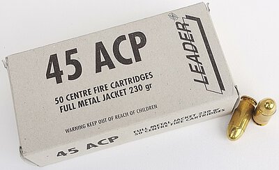 Leader .45ACP 230grs. FMJ