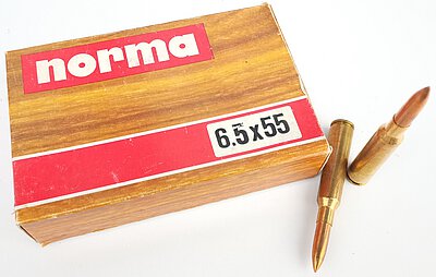 Norma 6,5x55 SE 144grs. FMJ