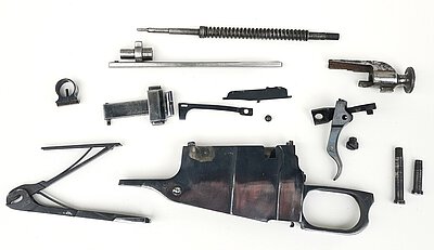 Ersatzteilset Mosin Nagant M38, M91/30, M44 (Magazinkasten, Systemschrauben, Schlagbolzen, Abzug, etc.)