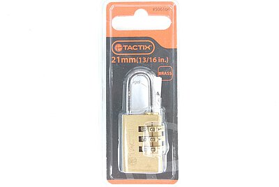 Zahlenschloss Tactix Bügelweite: 20mm