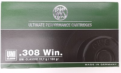 RWS UNI-Classic .308Win. 180grs.