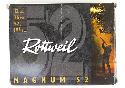 Rottweil, Magnum 52, Kal. 12/76 (2,7mm) 52g