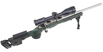 Tikka T3 Varmint inox, cal. .308 Win., crosse GRS, 5/8"-24 UNF, lunette Zeiss Conquest V6