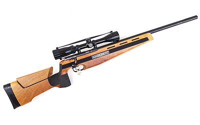 Anschütz Mod. 1903 Matchbüchse + ZF Bushnell 3-9x40, Kal. .22lr.
