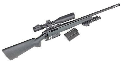 Remington 700 Police Target, Heavy Barrel, Sniper mit UTG 4-16x44, Kal. .308Win.