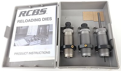 Hartmetall-Matrizensatz RCBS 6,35mm Browning inkl. Taper Crimp