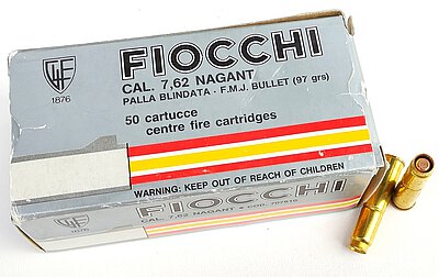 Fiocchi Kal. 7,62mm x 38mm Nagant 97grs. FMJ