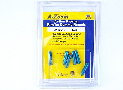 6 Pufferpatronen Kal. .22lr. A-Zoom
