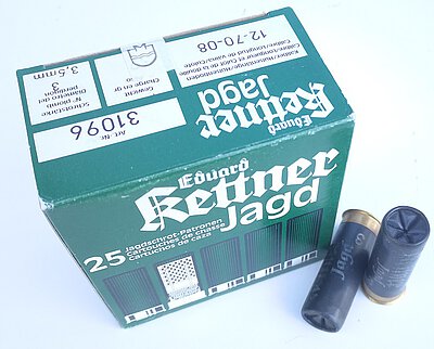 Eduard Kettner, Kal. 12/70 Jagd (3,5mm) 32g