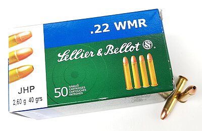 Sellier & Bellot .22 WMR JHP 40grs.