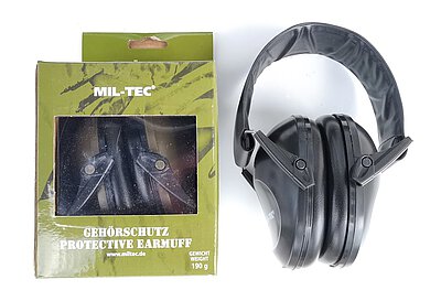 Gehörschutz Mil-Tec, schwarz