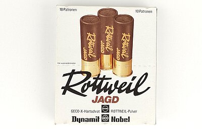 Rottweil Jagd streu Pappe, Kal. 12/70 (2,7mm)