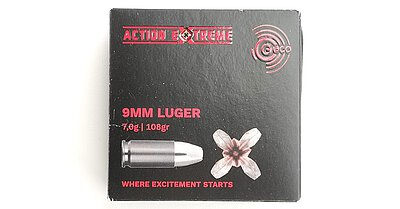 Geco Kal. 9mm Luger 108grs. Action Extreme