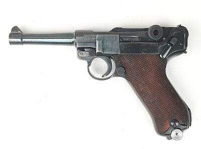 Mauser, Pistole 08, P08, Kal. 9mm Luger nummerngleich