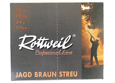 Rottweil, Jagd Braun Streu, Kal. 12/70 (2,7mm) 34g